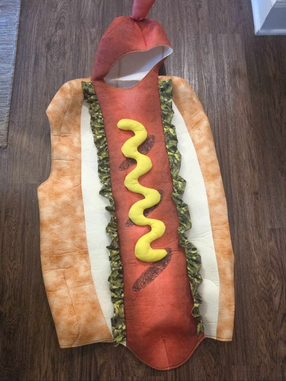 Halloween hotdog costume Adult onesize